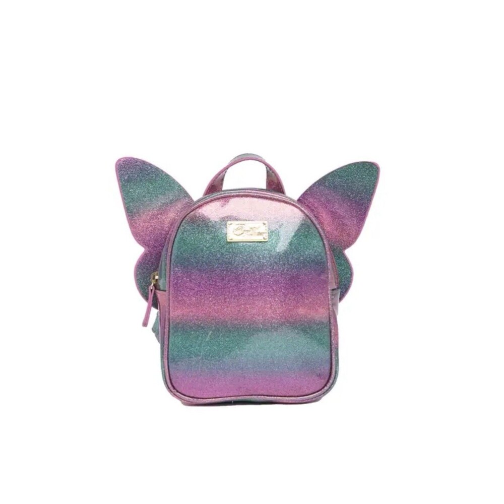 NEW In Package Luv Betsey Johnson Kitsch Wing Mini Backpack Butterfly Betsy $68